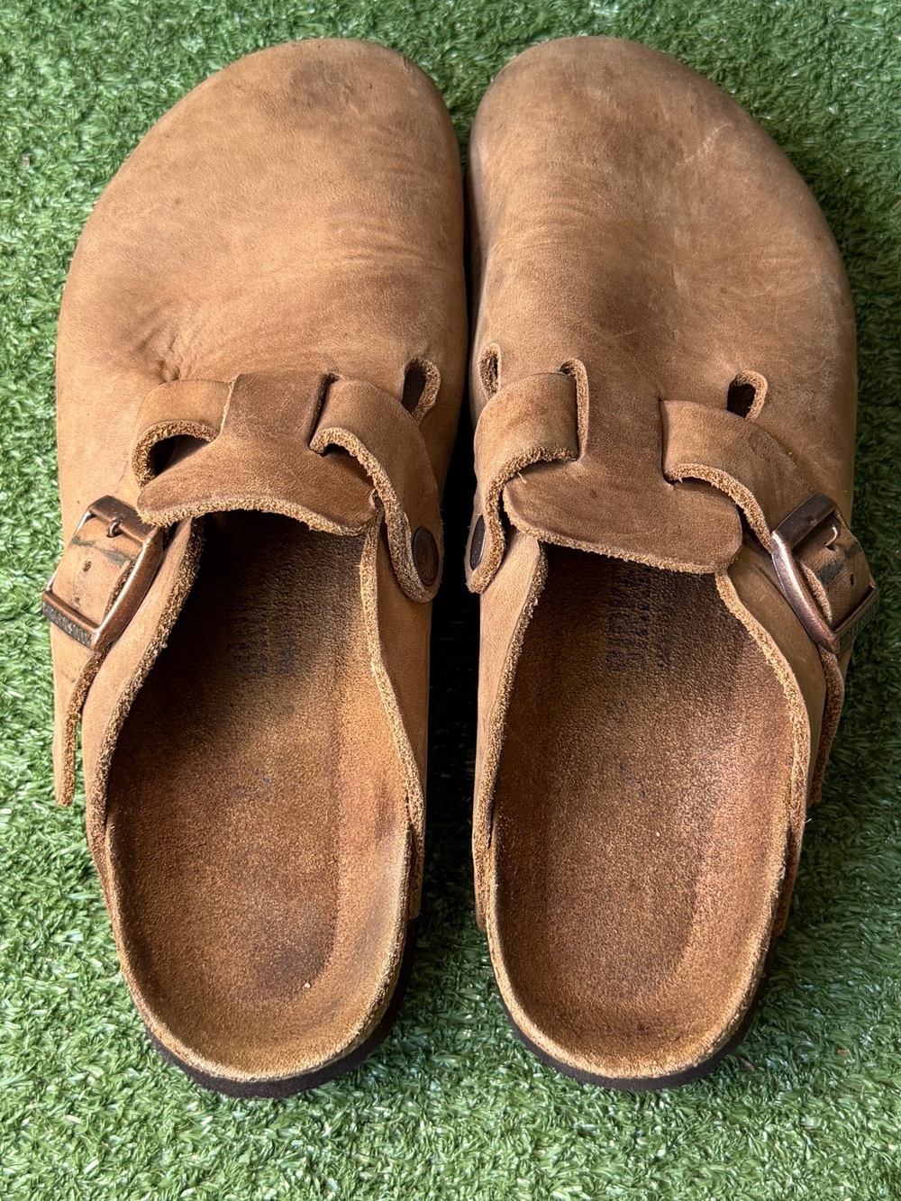 Birkenstock Boston Brown Leather Women’s Clogs